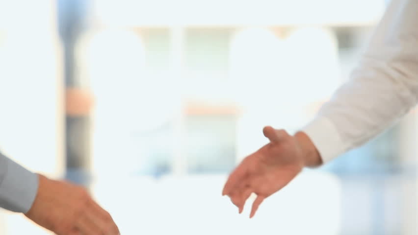 Businessmen shaking hands
