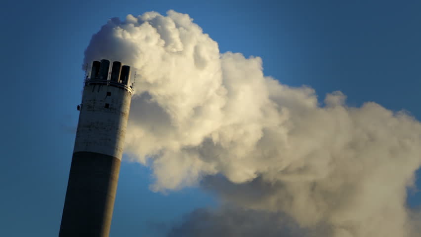Vapor from chimney