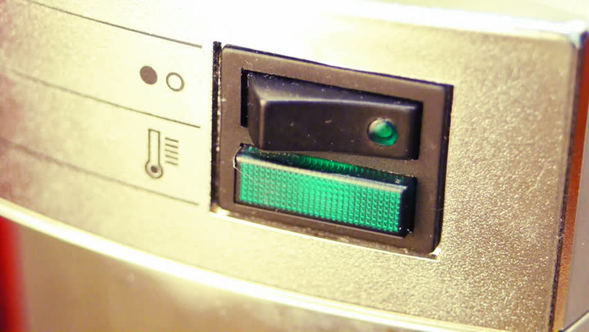 Powering up the espresso coffee machine