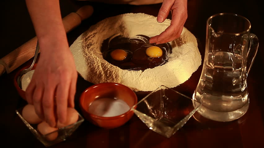 Preparing italian pasta composition. All ingredients.