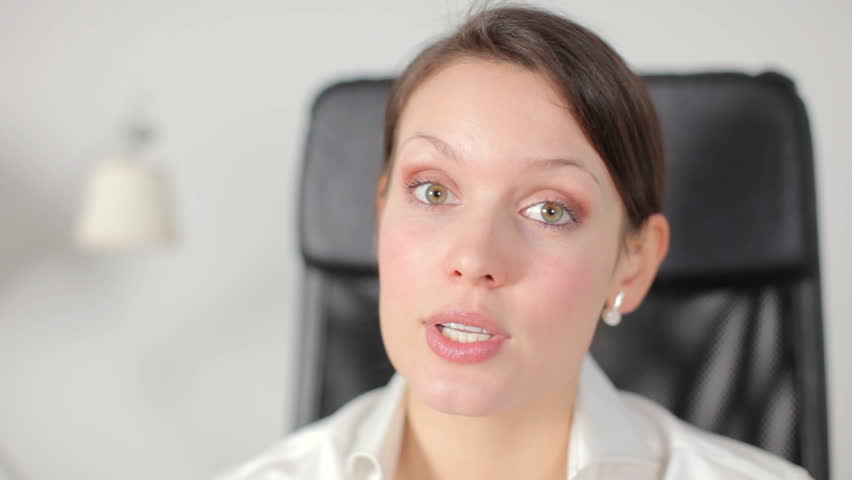 a pretty customer service operator or secretary