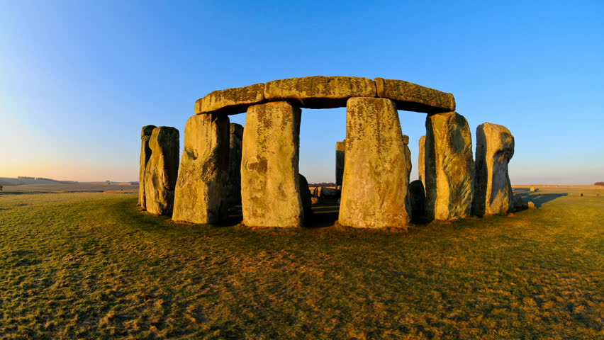 Walking Around Stonehenge at Dawn