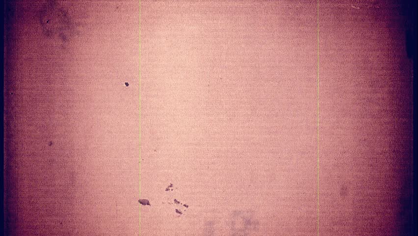 Flicker: Writing on scratched, old film leader.