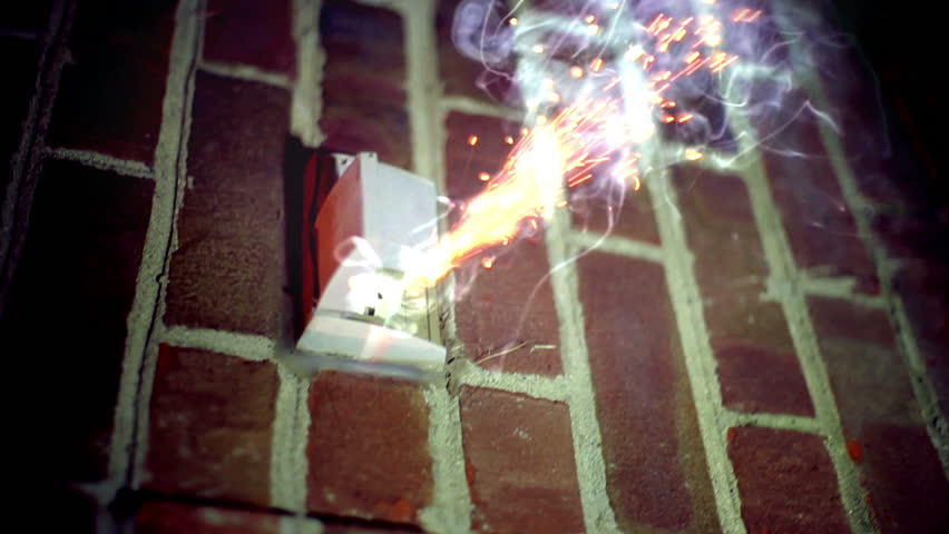 Dangerous Power Cords, Fire Hazard Stock Footage Video 4394108