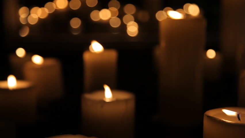 Candles go out