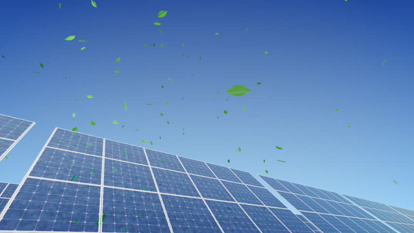 Solar Panels. Silicon Photovoltaic Cell.