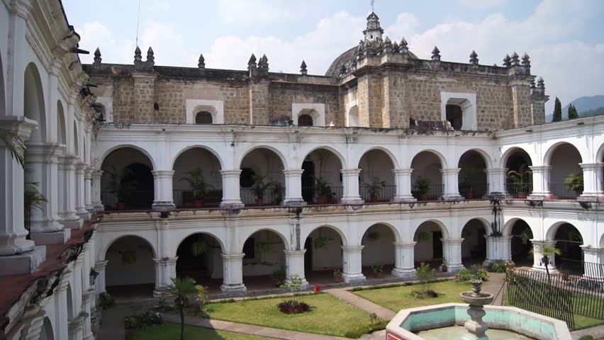 Inside monastery in Antigua Guatemala