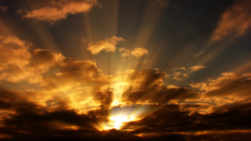 Timelapse Heavenly Sunset 03 Loop