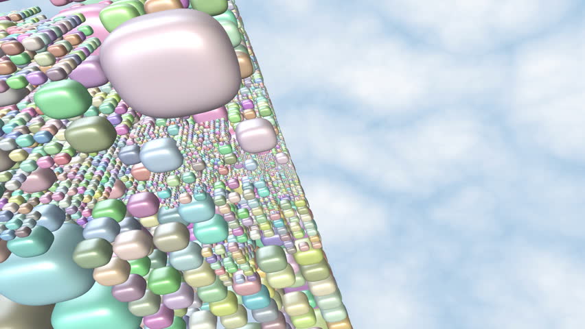 Infinite Flight through the chewing-gum universe #2. HDTV-Resolution, good as background for trailers.