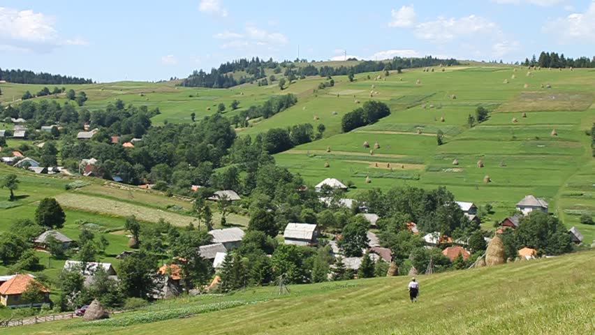 Arable land in mountains