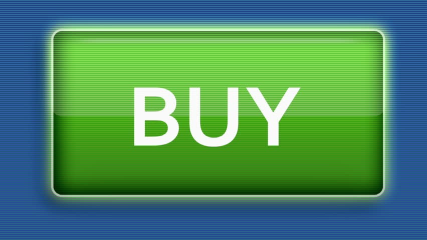 Close up of a cursor clicking a buy button.