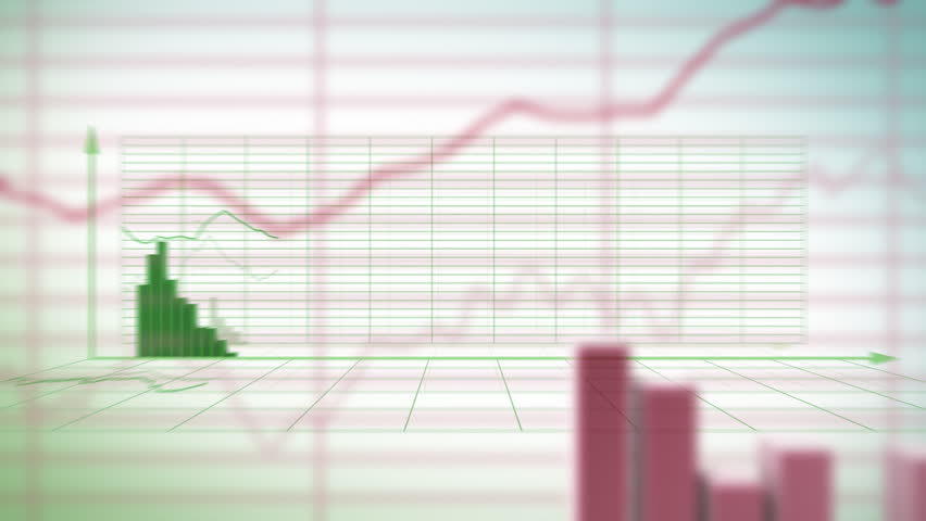 Financial diagrams - loop-ready fly through in HD