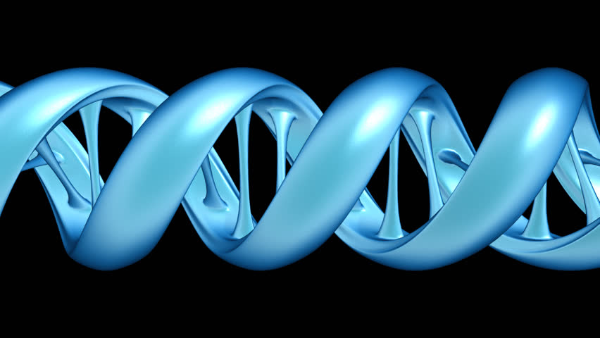 Animated DNA strand.