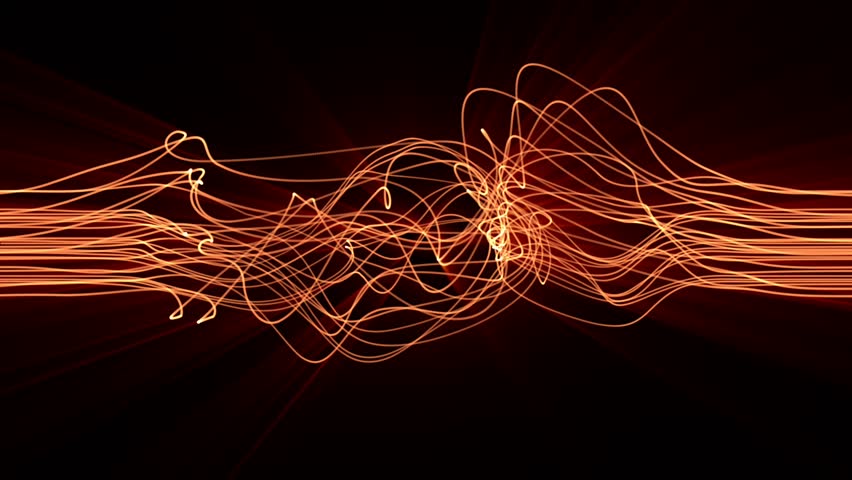 Lines of light move and fold in on each other.