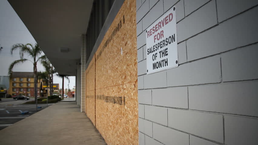 Static shot of "salesperson of the month" parking spot