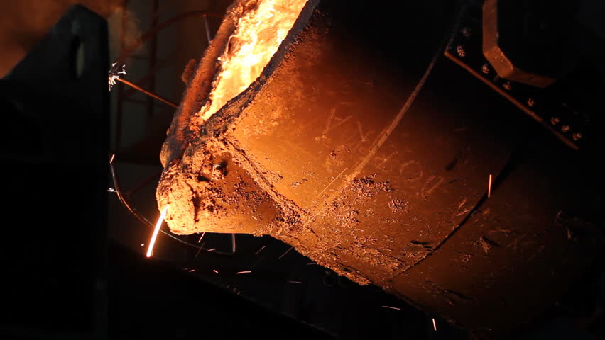 Melting Iron in the Foundry