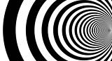 Optical illusion target tunnel retro spiral hypnosis circle circles time loop