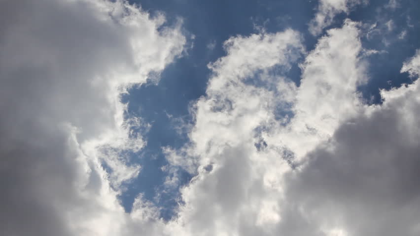 Clouds sky over head