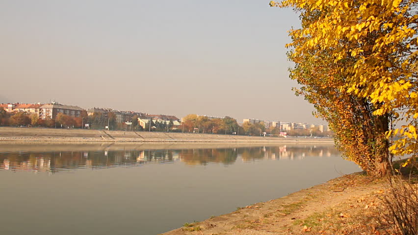 Smog Haze in European City pan