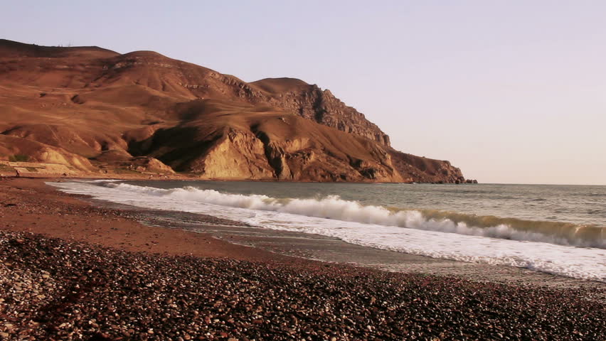 Beautiful Crimean landscape near cape Meganom