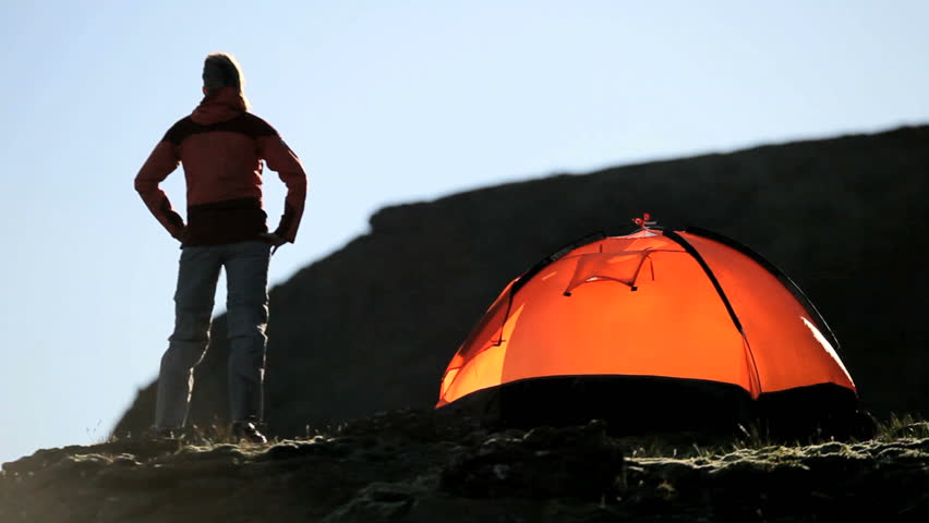 Lone Female on a Successful Hiking Expedition