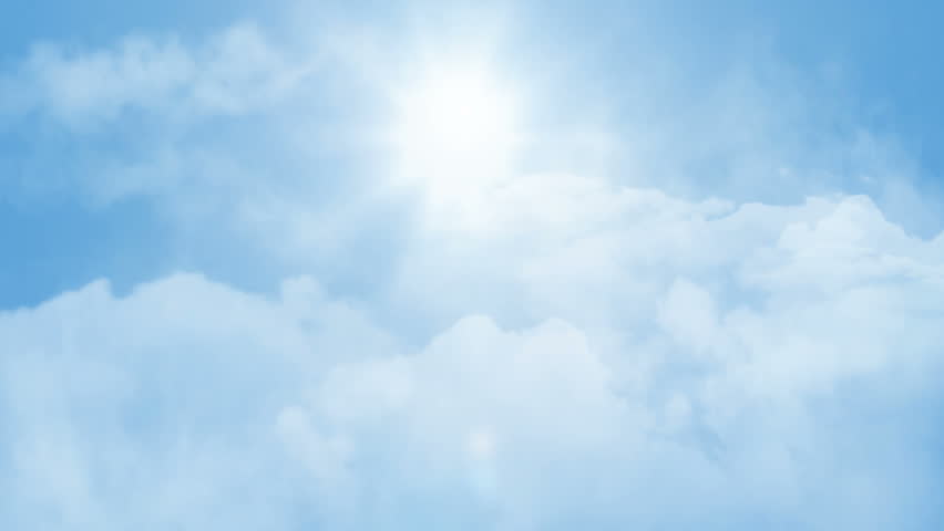 Loopable flight through sunny sky 2