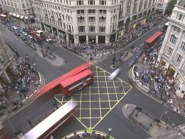 Oxford Circus, London, Timelapse PAL