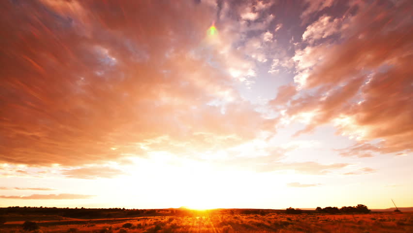Pastel sunset time lapse