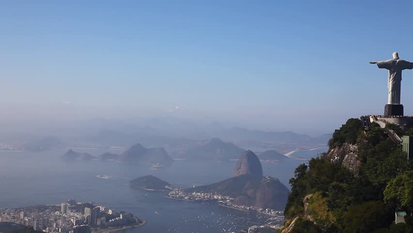 RIO DE JANEIRO, BRAZIL - CIRCA JUNE 2011: The Christ the Redeemer statue stands atop the Corcovado Mountain circa June 2011 in Rio de Janeiro.