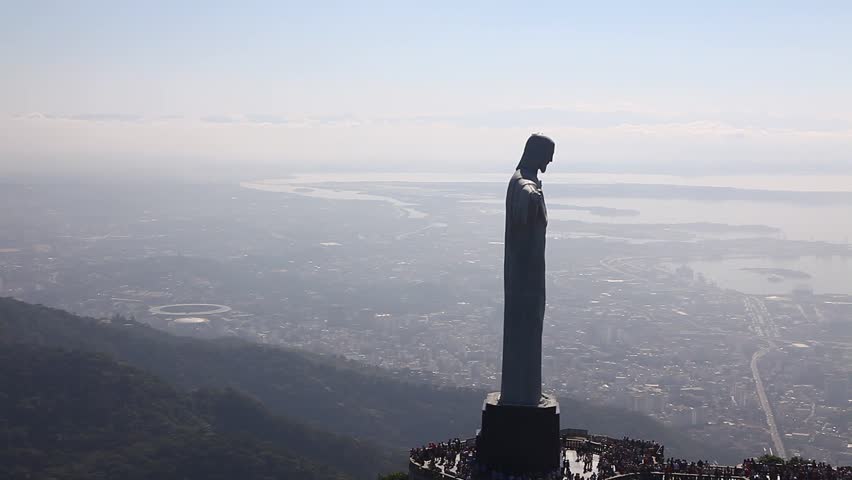 RIO DE JANEIRO, BRAZIL - CIRCA JUNE 2011: The Christ the Redeemer statue stands atop the Corcovado Mountain circa June 2011 in Rio de Janeiro.