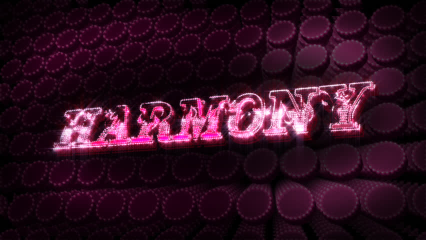 Harmony  - Glitter Sparkle Text