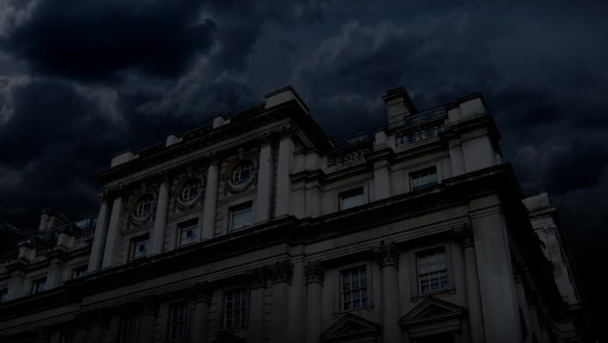 Haunted Chateau Night and Lightning HD