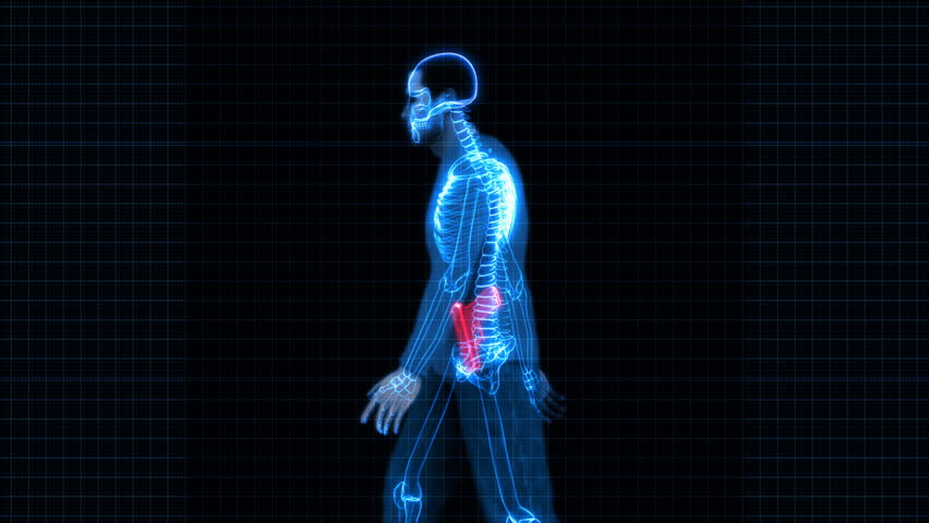 Security X-Ray Scanner - Man with Gun