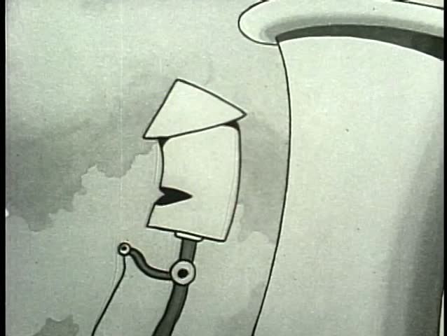 Close-up horn blowing