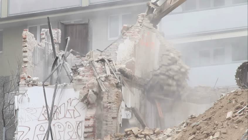 House demolition in Vienna