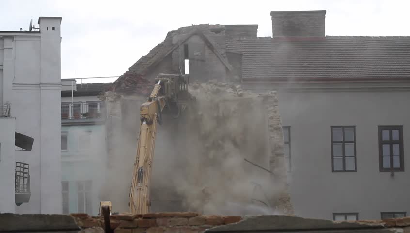 House demolition in Vienna