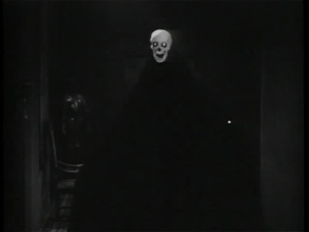 Ghost in haunted house