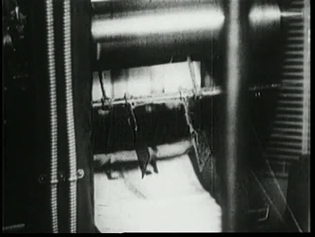 Newspapers printing on printing press