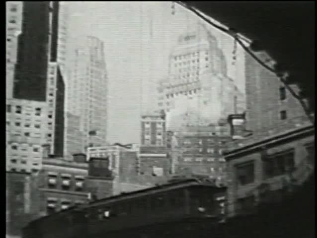 Elevated subway, New York City, 1930s
