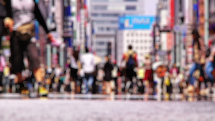 Anonymous Crowd Asakusa Tokyo 