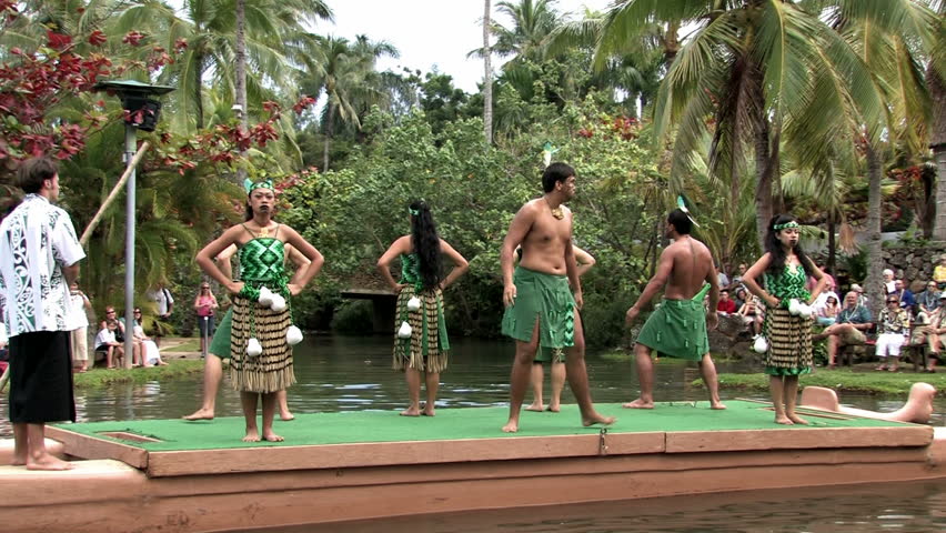 LAIE, OAHU, HAWAII - CIRCA FEB 2008: BYU Hawaii students dance and demonstrate New Zealand customs to earn tuition money in Hawaii circa February  2008 in Lake Oahu, Hawaii.