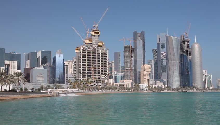 Doha skyline, Qatar, Middle East