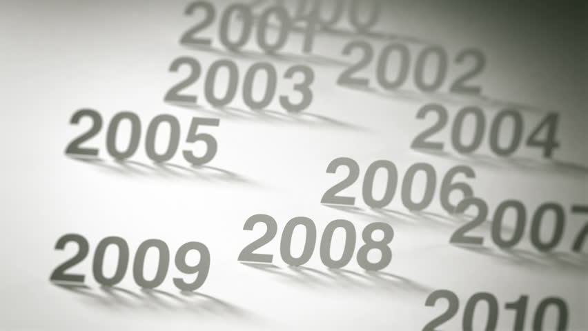 Simple Timeline Concept Animation: 2000s and 2010s