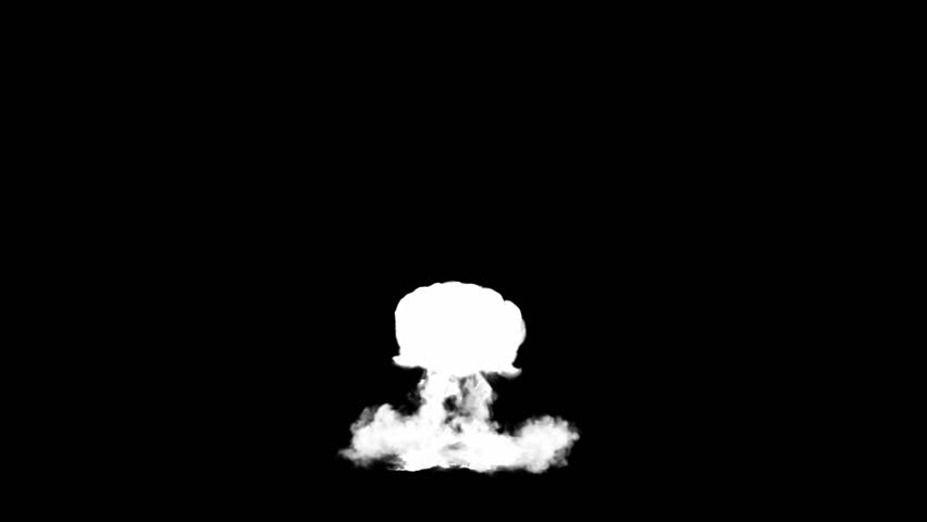 bomb explosion with alpha channel