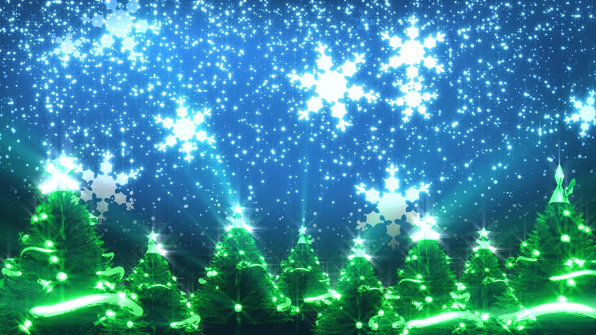 Christmas Trees and Snow