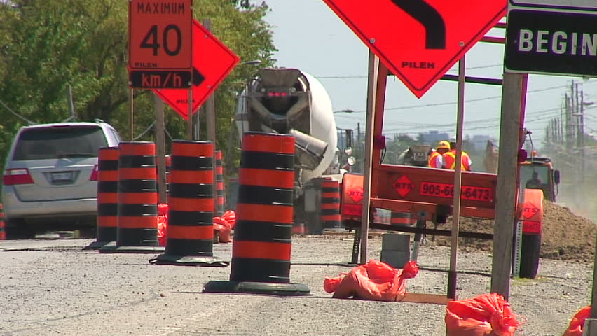 Construction on the road ahead.