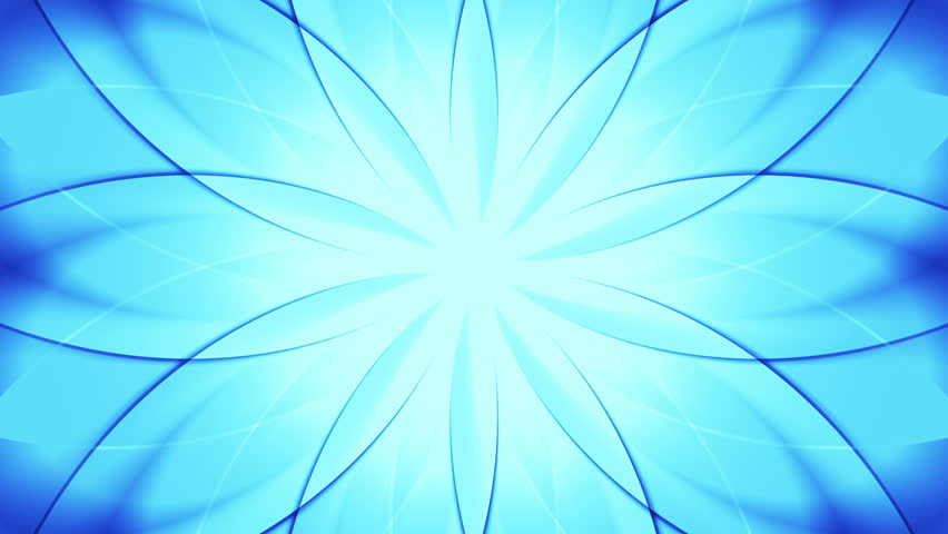 Abstract floral background, blue tint