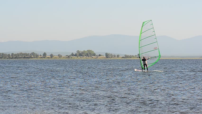 Windsurfing at Baikal