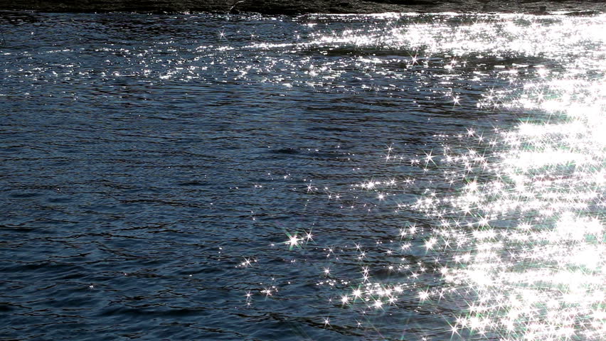 Watercourse with rocky coast Ã?ÃÂ°nd , Ã?ÃÂ²eams , sparkle, asterisks
