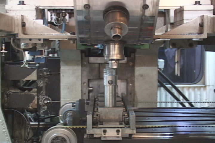 manufacturing industrial machine process (multiple shots)
